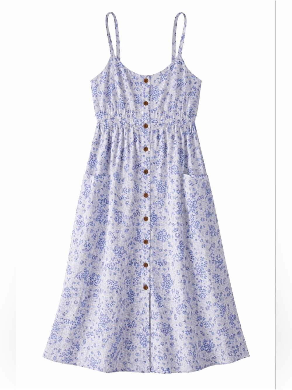 Patagonia Garden Island Dress Wildflower Print Midi Sundress NWT Size M - Picture 2 of 8